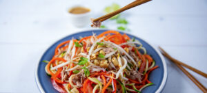 Pad thai with Ocean's tuna