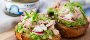High Protein Tuna Avocado Toast