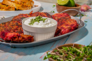 Oceans Tuna and Red Lentils Fritters with Spicy Yogurt FEATURE