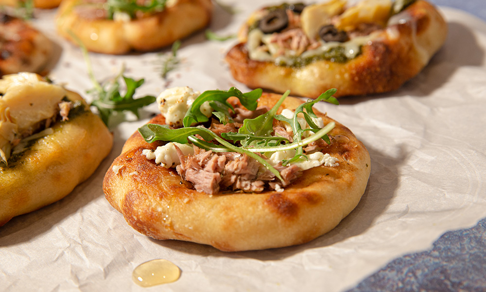 Oceans Pizzas 3 ways 5