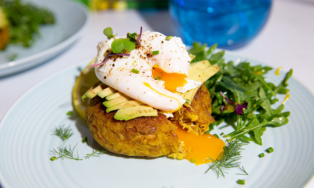 Oceans Tuna Muffins with Poached Egg 3V2