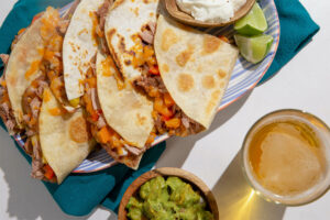 OCEANS CHEESY TUNA QUESADILLAS Feature